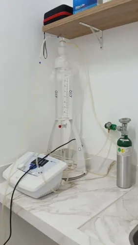 Aparelho de Ozonioterapia Sem Vácuo + Cilindro + Torre - Tonederm<br>      ( Avalie agora! )