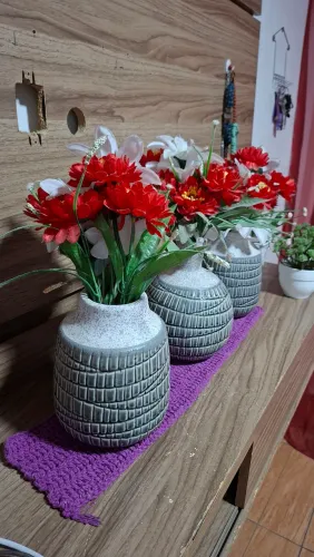 Vasos Decorativos e plantas artificiais 