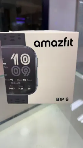 SMARTWATCH  AMAZFIT BIP 6 GPS - PRETO