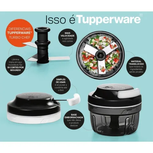 Processador turbo chef tupperware