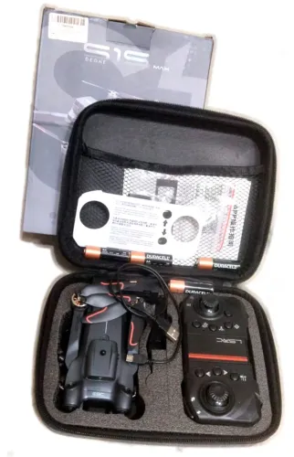 Drone S1s MAX 6k Brushless 2 Bat. DEFEITO no sinal c/ rádio