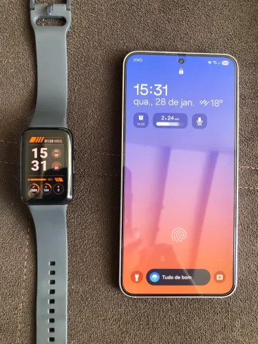 S25 Base 256GB Prata + Fit 3 Preto