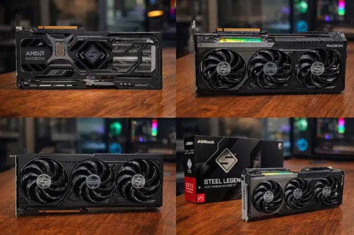 RX 9070 XT 16 GB ASROCK STEEL LEGEND OC