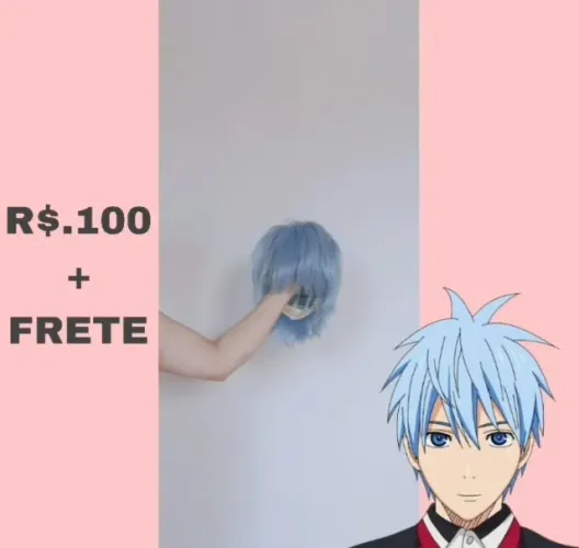 PERUCA COSPLAY AZUL