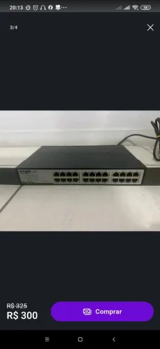 Switch D-LINK DGS-1024D de 24 Portas Gigabits