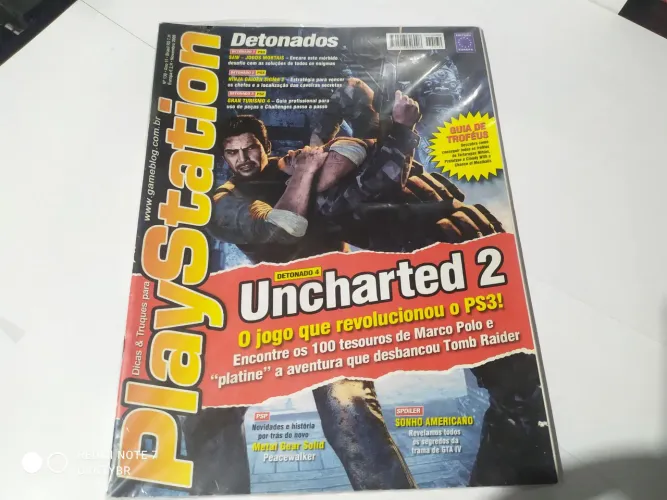 Revista PlayStation - com detonados uncharted 2 Etc