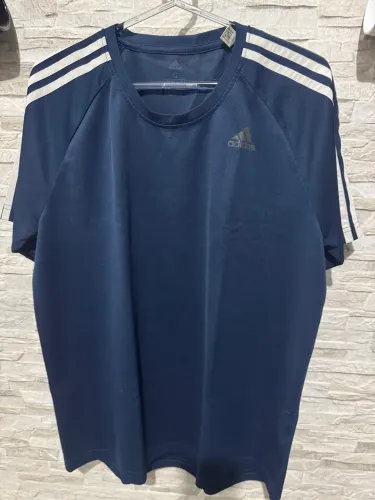 Camisa Adidas Dry azul marinho