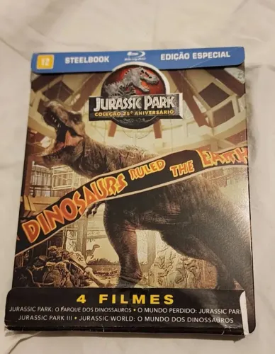 Jurassic Park Blu Ray Steelbook trilogia