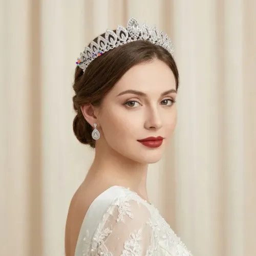 Coroa Noiva Tiara Debutante Casamento