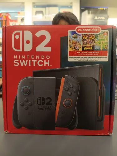 Switch 2 com bundle escolha o seu jogo novo lacrado
