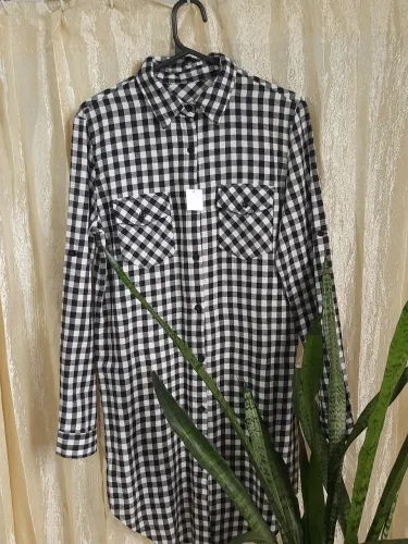 Blusa  quadriculada 