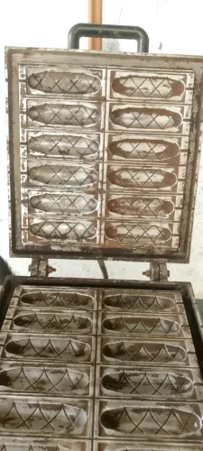 Crepeira Elétrica - máquina de crepe profissional 12 cavidades