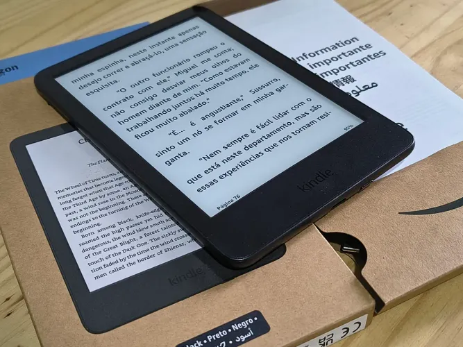Kindle 11° geração 2024 na caixa