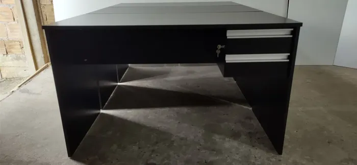 Escrivaninhas 100% MDF 18mm, preto nova valor unitário r$ 650 em até 3x no cartão