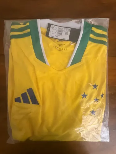Camisa Adidas Cruzeiro Amarela 2026 Original na Etiqueta