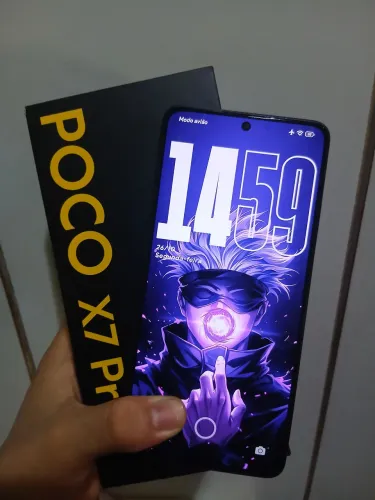 POCO X7 PRO 5G 256GB ? PRETO E AMARELO LEIA A DESCRIÇÃO
