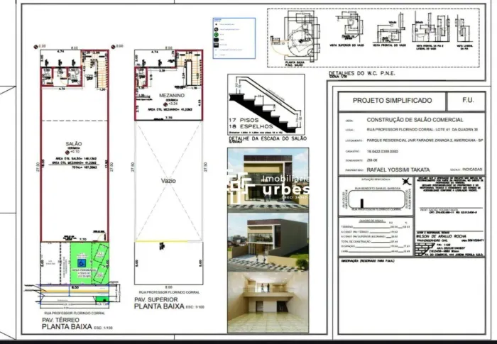 Salão para alugar, 170 m² - Parque Residencial Jair Faraone Zanaga 2 - Americana/SP