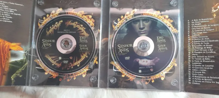Dvd box duplo Senhor dos anéis a Sociedade do Anel