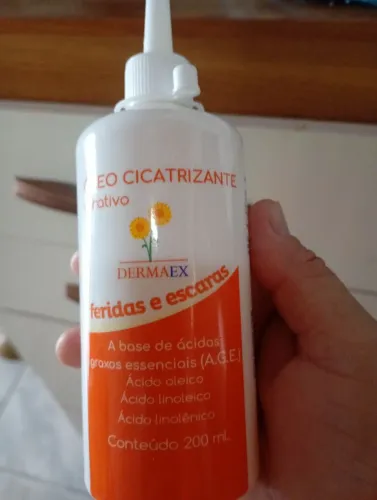 Óleo cicatrizante