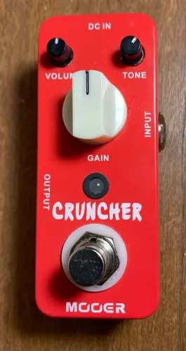 Pedal Mooer Cruncher praticamente novo e na caixa