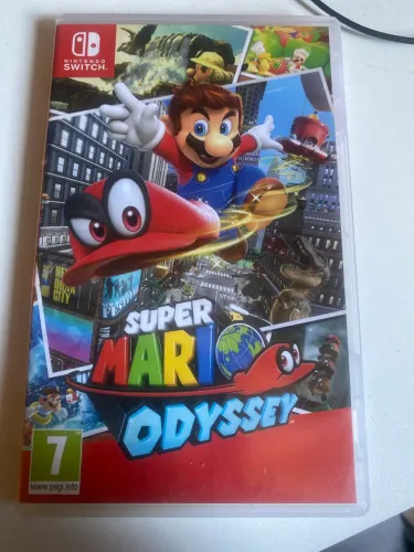 Jogo Super Mario Odyssey nintendo switch 