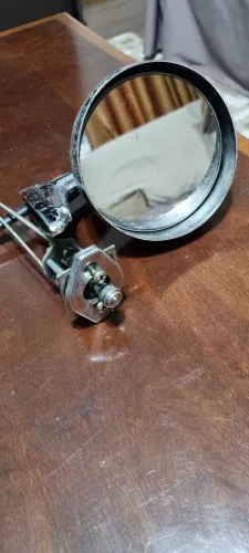 Espelho retrovisor externo, comando interno via cabos linha Chevrolet anos 60 importafos