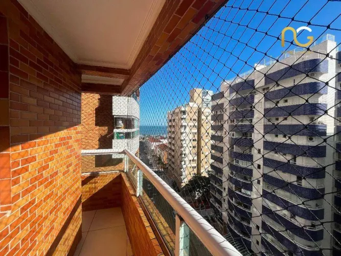 Apartamento com 2 dormitórios à venda, 89 m² por R$ 650.000,00 - Canto do Forte - Praia Gr
