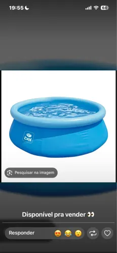 Piscina inflável bel life