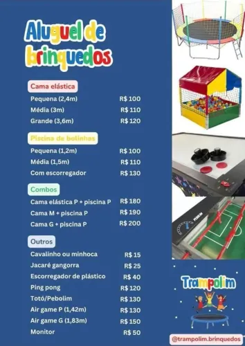 Aluguel de brinquedos para festa
