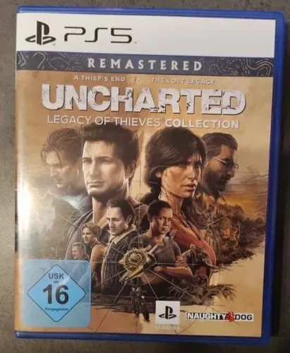 Uncharted: Legacy Of Thieves Collection PS5 - Mídia Física Original (2 Jogos em 1)