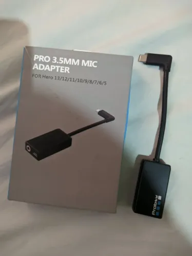 Adaptador Microfone GOPRO HERO/5/6/7/8/9/10/11/12/13