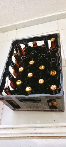 Gradinha cerveja vazia