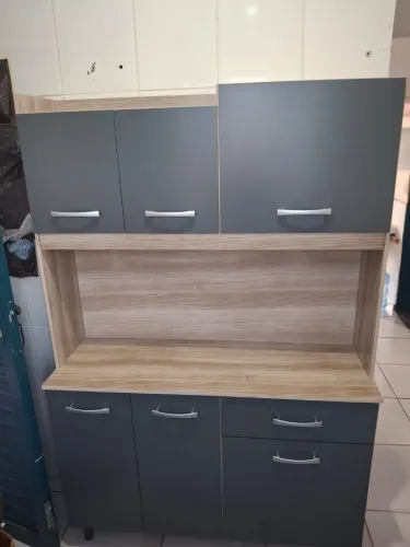 ARMÁRIO COZINHA NOVO GRÁTIS MONTAGEM