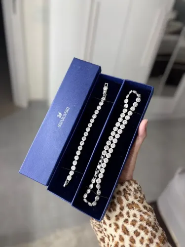 kit colar e pulseira swarovisk