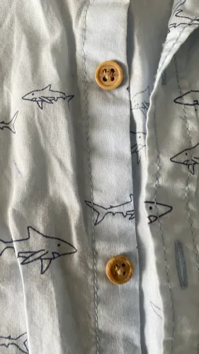Camisa infantil H&M peixinho 