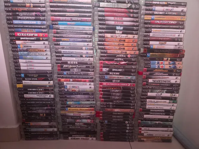 Lote jogos ps3 400 Jogos