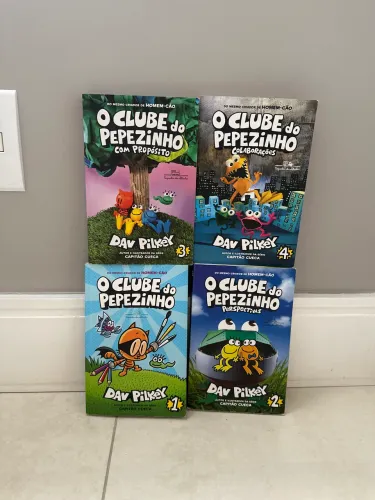 Clube Pepezinho livros 1-4
