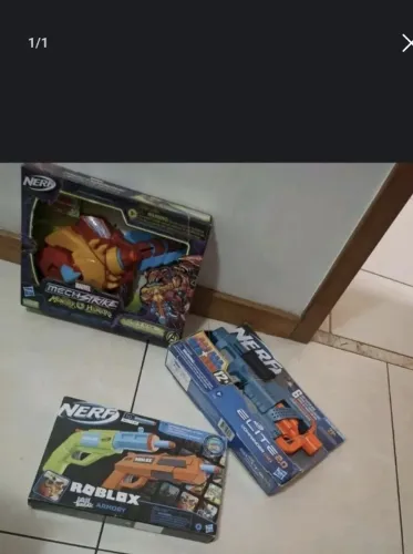 Qualquer nerf por apenas R$95 cada, valor por cada