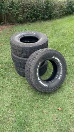 Jogo 4 Pneus 285/75r16 Xbri Brutus Usados - Preço Imbatível!