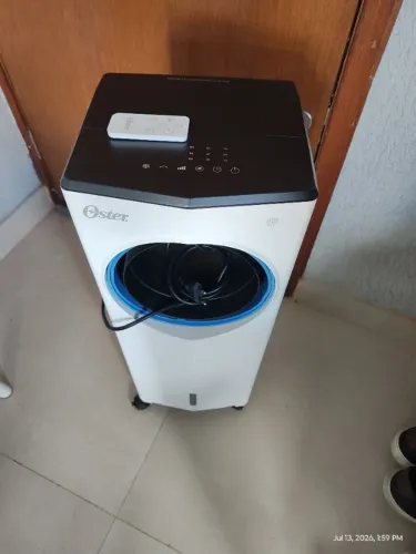 Climatizador portátil 4 em 1 que climatiza, ventila, umidifica e purifica o ar