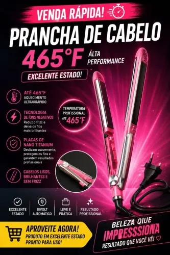 Prancha alisadora 465 ?F