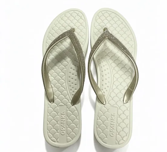 Chinelo moderno Opanka bege