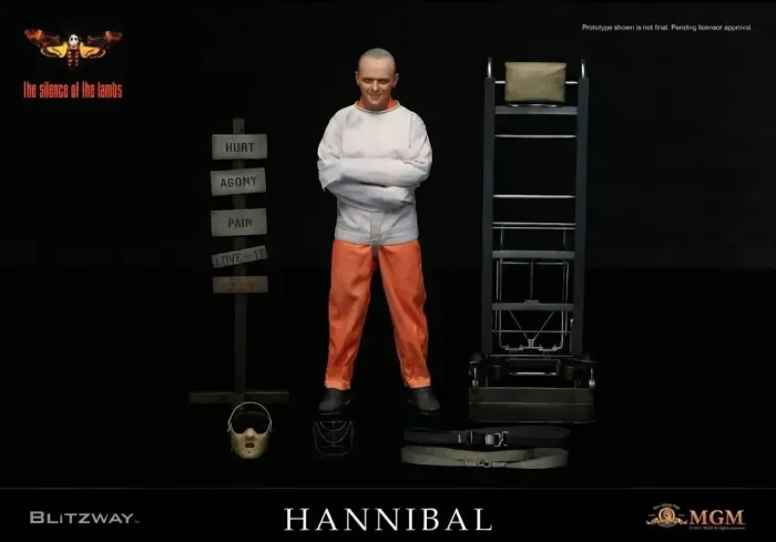 Hannibal Lecter 1/6 Blitzway O Silêncio dos Inocentes Anthony Hopkins Raro