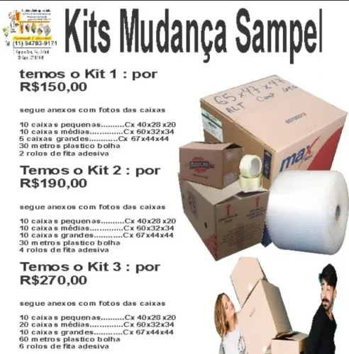 Caixas para Mudança