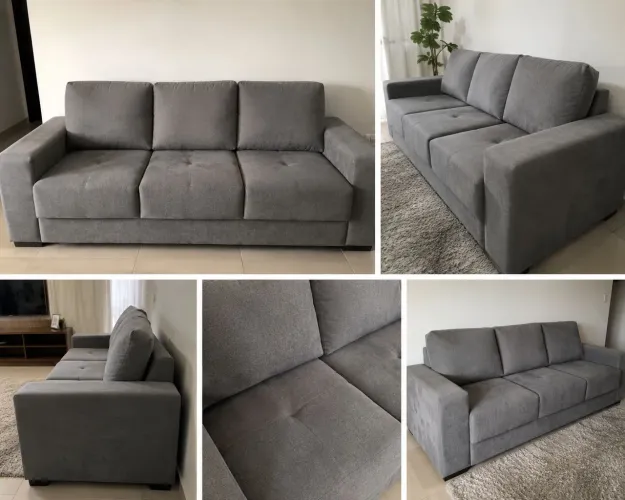 Doa-se sofa, novo e confortável, ligar para (+ *) ou (+ *)