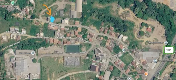 Lote 250m² próximo ao fórum de ibiraçu