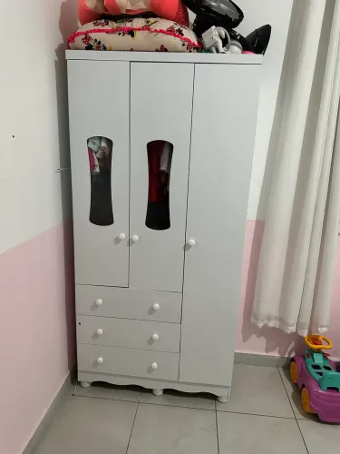 Guarda-roupa infantil branco - Excelente estado