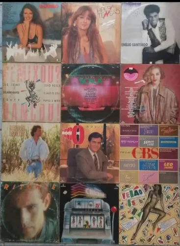 12 LPs Mpb e Rock Nacional