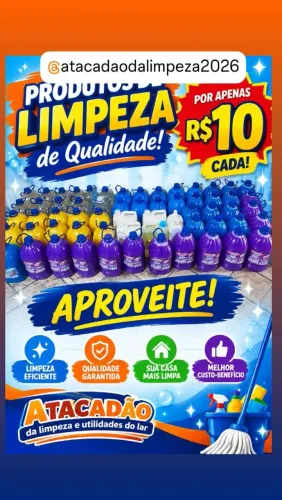 Produtos de limpeza de 5 litros