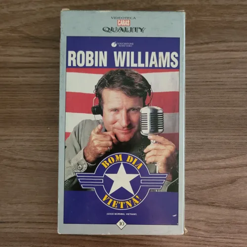 Fita VHS Bom dia, Vietnã (Good Morning, Vietnan) com Robin Williams